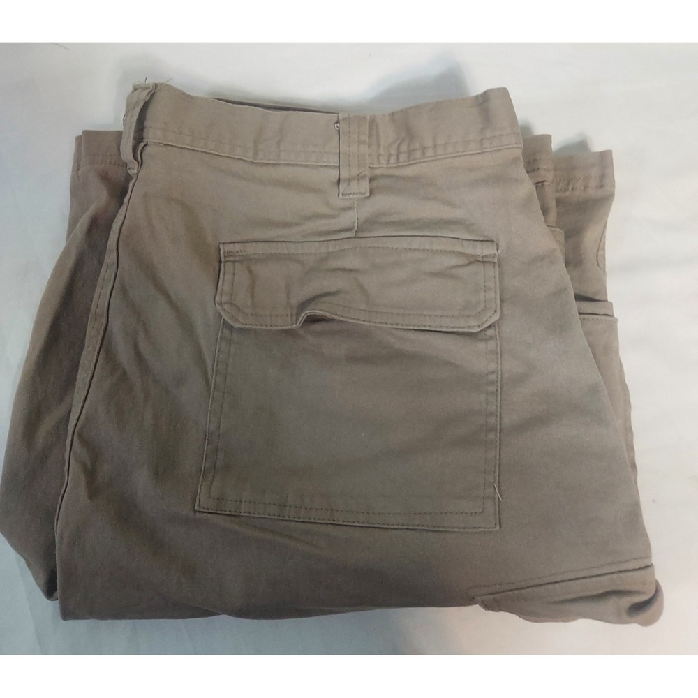LINCOLN OUTFITTERS Cargo Shorts Khaki Mens Size 40 Cotton Spandex Utility Pocket